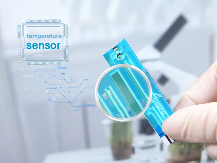 独立した温度検出素子の装備